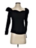 Unbranded Black 3/4 Sleeve Top Size S (estimated) - photo 1