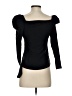 Unbranded Black 3/4 Sleeve Top Size S (estimated) - photo 2