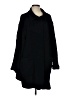 Louis Féraud 100% Polyester Black Coat Size 4 - photo 1