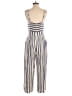 Adelyn Rae Stripes Blue Jumpsuit Size S - photo 2