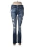 7 For All Mankind Hearts Blue Jeans Size 28 waist - photo 1