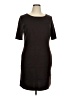 Spense Solid Brown Casual Dress Size 16 - photo 1
