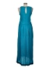 Fabrice Perry 100% Rayon Teal Cocktail Dress Size M (estimated) - photo 2
