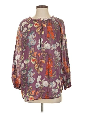 Raquel Allegra 3/4 Sleeve Blouse (view 1)