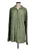 Unbranded 100% Polyester Green Long Sleeve Blouse Size L - photo 1