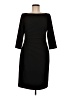 David Meister Solid Black Cocktail Dress Size 8 - photo 1