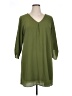 Charming Charlie Solid Green Casual Dress Size XL - photo 1