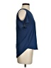 Hippie Rose 100% Polyester Blue Short Sleeve Blouse Size XS - photo 4