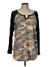 Again Brown 3/4 Sleeve T-Shirt Size L (estimated) - photo 1