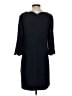 CeCe 100% Polyester Solid Blue Casual Dress Size 4 - photo 2