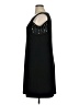 Calvin Klein Solid Black Cocktail Dress Size 16 - photo 5