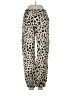 Aqua Animal Print Gold Tan Casual Pants Size XS - photo 1