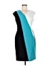 Calvin Klein Color Block Teal Cocktail Dress Size 6 - photo 1