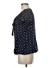 Sara Michelle 100% Polyester Blue Short Sleeve Blouse Size M - photo 5