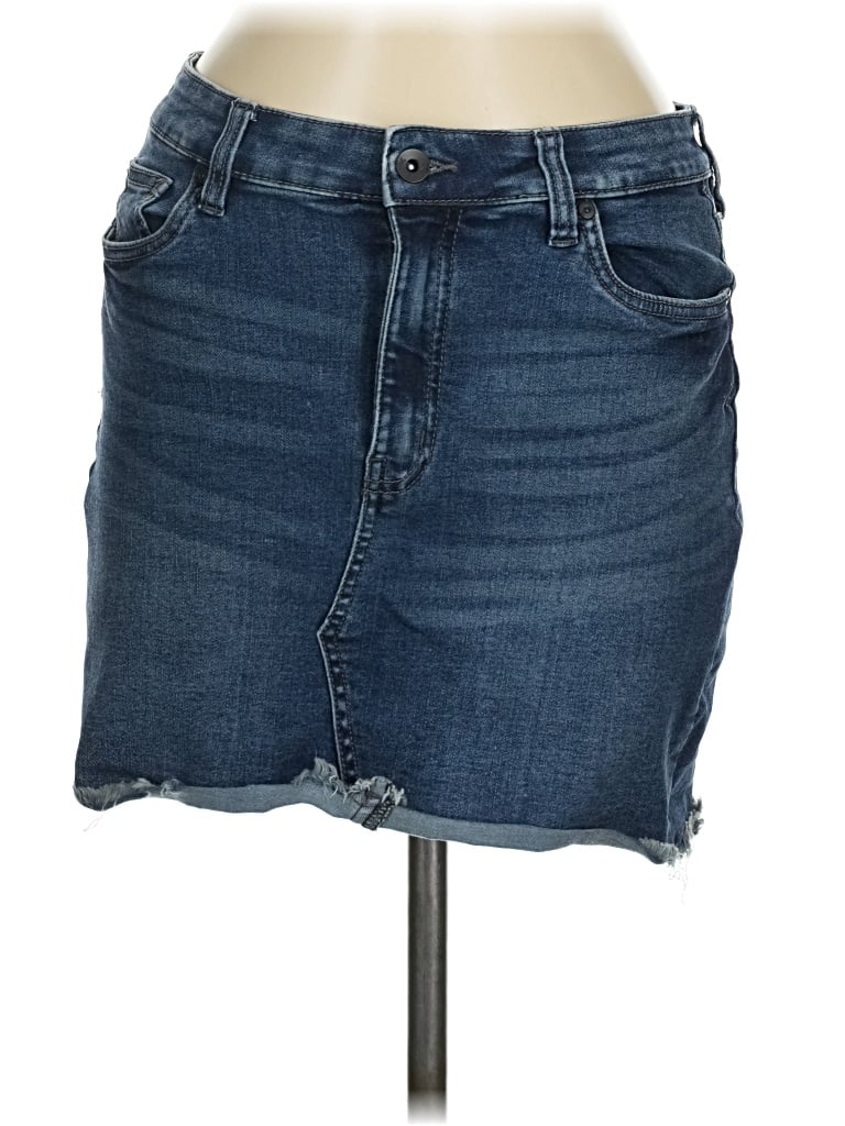Pre-owned Kendall & Kylie Denim Skirt In Blue
