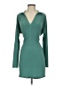 Bar III Solid Teal Cocktail Dress Size S - photo 1
