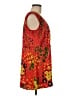 CAbi 100% Polyester Orange Sleeveless Blouse Size M - photo 4