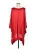 Ann Taylor 100% Rayon Red Poncho Size M - photo 2