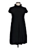 Gerard Darel 100% Merino Solid Black Wool Dress Size L - photo 1