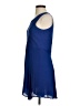 Parker 100% Silk Solid Blue Cocktail Dress Size XS - photo 5