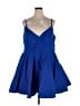 Mac Duggal 100% Polyester Blue Cocktail Dress Size 22W - photo 1