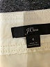 J.Crew 100% Wool Solid Ivory Wool Skirt Size 4 - photo 4
