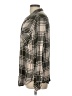 Lucky Brand 100% Viscose Plaid Gray Long Sleeve Button-Down Shirt Size L - photo 5