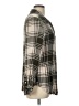 Lucky Brand 100% Viscose Plaid Gray Long Sleeve Button-Down Shirt Size L - photo 4
