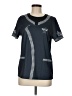 Unbranded 100% Polyester Houndstooth Blue Short Sleeve T-Shirt Size M - photo 1