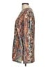 Sampeel Paisley Brown Long Sleeve Blouse Size L - photo 5