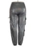 curvy sense Metallic Silver Cargo Pants Size 3X - photo 2