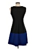 Valerie Bertinelli Color Block Black Casual Dress Size 8 - photo 2