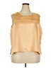 Assorted Brands 100% Polyester Gold Sleeveless Blouse Size 24 - photo 1