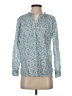 J.Crew 100% Cotton Blue Long Sleeve Blouse Size XXS - photo 1