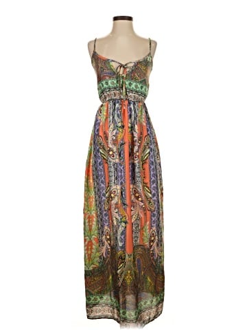 Peach Royal Casual Dress (view 1)
