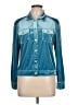 Unbranded Teal Denim Jacket Size L - photo 1