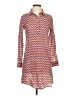 Roberta Roller Rabbit 100% Cotton Chevron-herringbone Red Casual Dress Size XS - photo 1