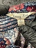 Krazy Kat 100% Rayon Floral Blue 3/4 Sleeve Blouse Size S - photo 7