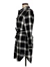 Universal Thread 100% Cotton Plaid Gray Black Casual Dress Size M - photo 5