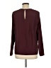 MICHAEL Michael Kors Burgundy Long Sleeve Blouse Size M - photo 2