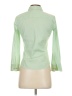 Theory Green 3/4 Sleeve Button-Down Shirt Size 0 - photo 2
