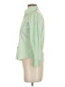 Theory Green 3/4 Sleeve Button-Down Shirt Size 0 - photo 5