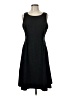 Due Per Due 100% Silk Tweed Black Cocktail Dress Size 6 - photo 1
