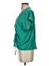 She + Sky 100% Polyester Green Short Sleeve Blouse Size S - photo 5