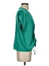 She + Sky 100% Polyester Green Short Sleeve Blouse Size S - photo 4