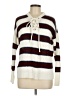 rue21 100% Acrylic Stripes Ivory Pullover Sweater Size M - photo 1