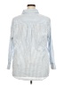 Lane Bryant 100% Cotton Stripes Blue Long Sleeve Button-Down Shirt Size 18 - 20 Plus - photo 2