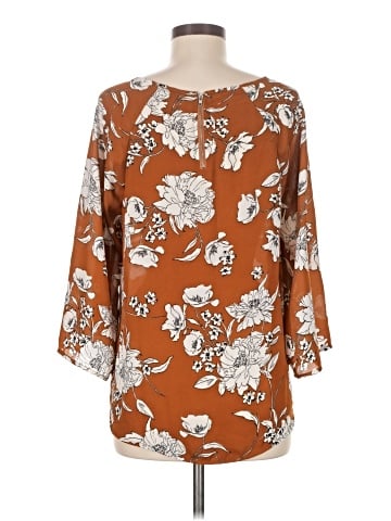 Crescent 3/4 Sleeve Blouse (view 2)