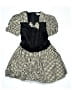Unbranded 100% Acetate Argyle Black Dress Size 10 - photo 1