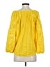 VALIÁNTE 100% Cotton Yellow Long Sleeve Blouse Size Sm (1) - photo 2